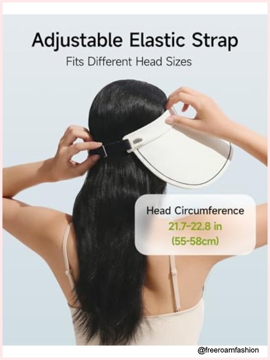 Wide Brim Sun Hat UPF50+ UV Protection Rollable Packable Travel Beach main image 5